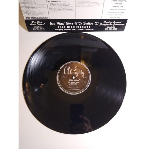 Roman Holiday You Are The Music Vinyl 12" Record 1994 Electronic House Dance - Picture 4 of 4
